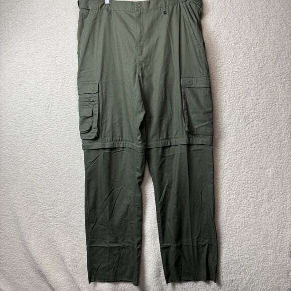 BSA Uniform Pant Men 42x36 Convertible Switchback Raw Hem Cargo Green Boy Scout - Picture 1 of 8